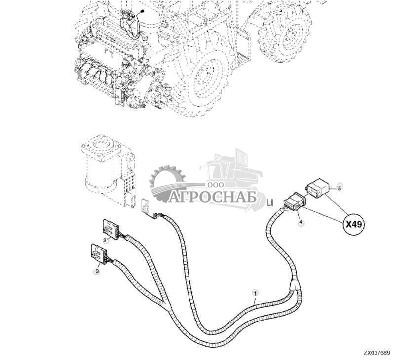 Жгут проводов, Row-Trak™ II 